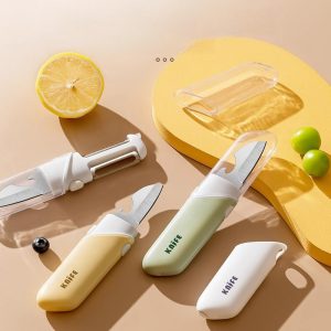 Multi-Function Folding Fruit Knife peeler 5 in 1