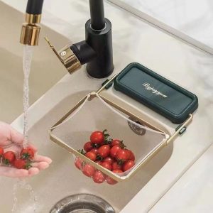 Multi-Functional Sink Strainer with 50 Pcs Mesh Bags – Keep Your Kitchen Clean